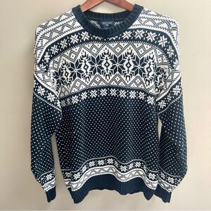 Dockers fair isle snowflake Sweater M